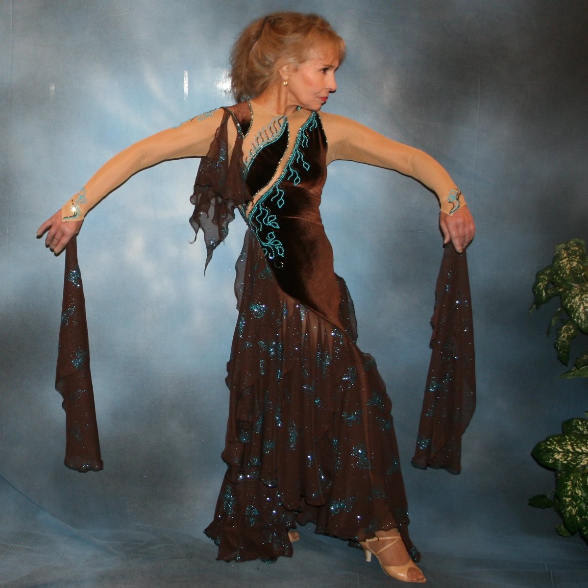 Elegant nude dancers fantasy art